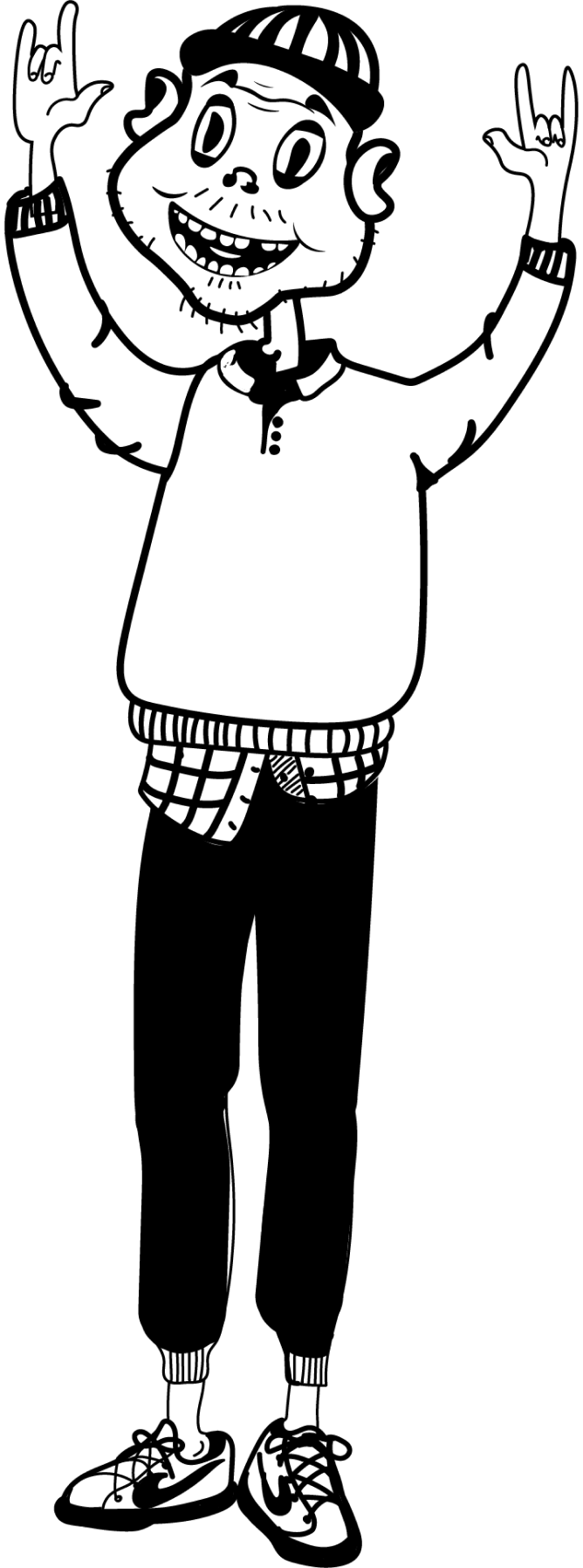 Illustrated portrait of Timofey